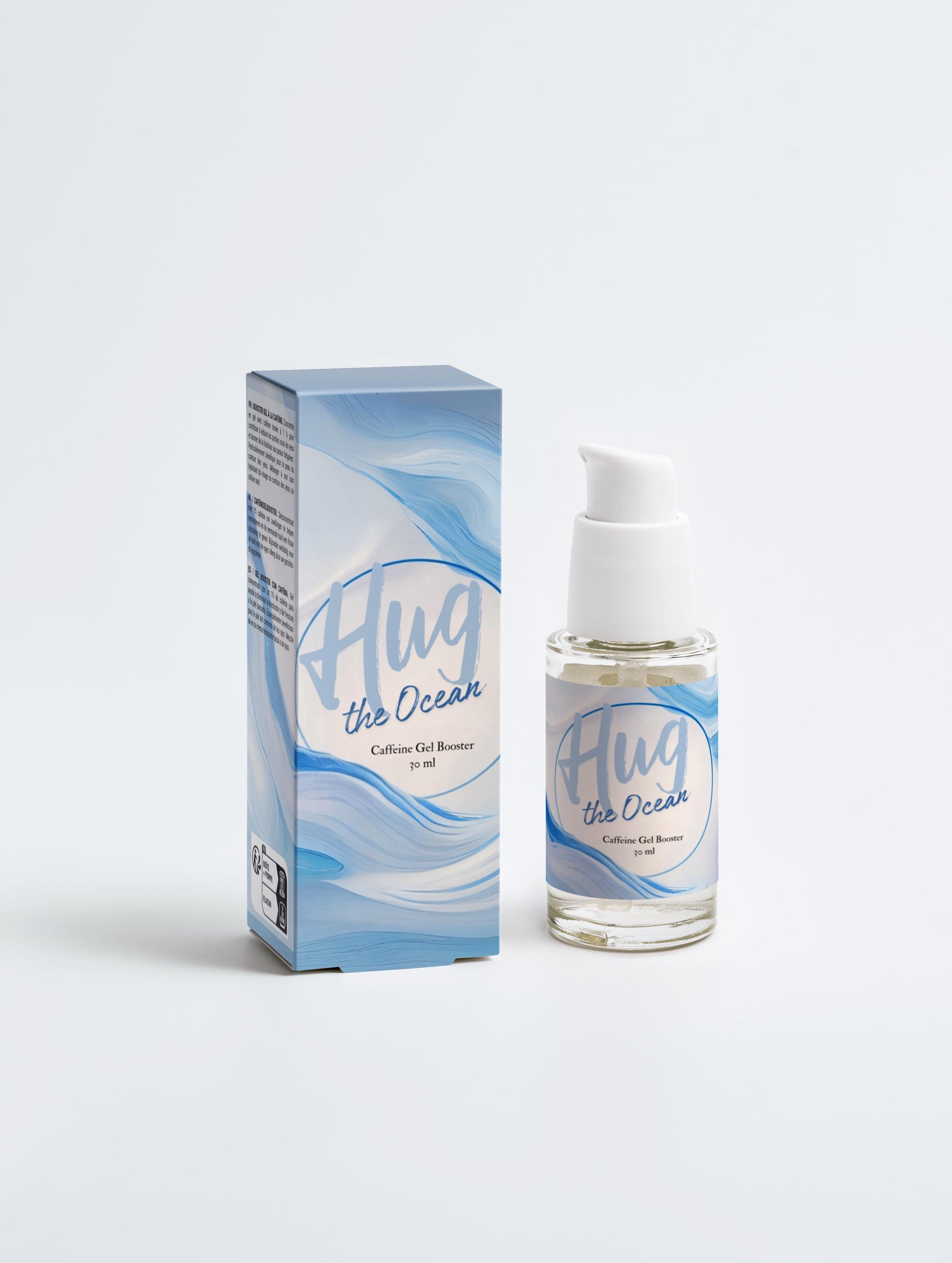 Caffeine Gel Booster - Clean Skincare - Vegan - Ecologically Certified - Hug the Ocean - Nordic skincare - Front