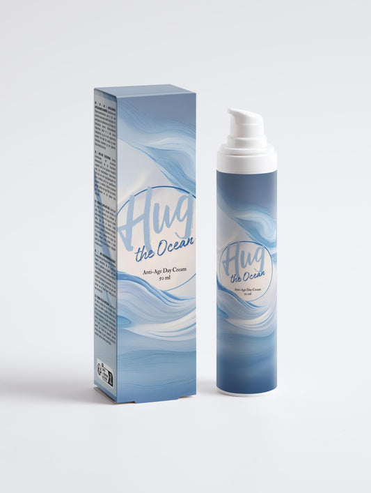 Anti Age Day Cream -Clean Skincare - Vegan - Ecologically Certified - Hug the Ocean - Nordic skincare - Front