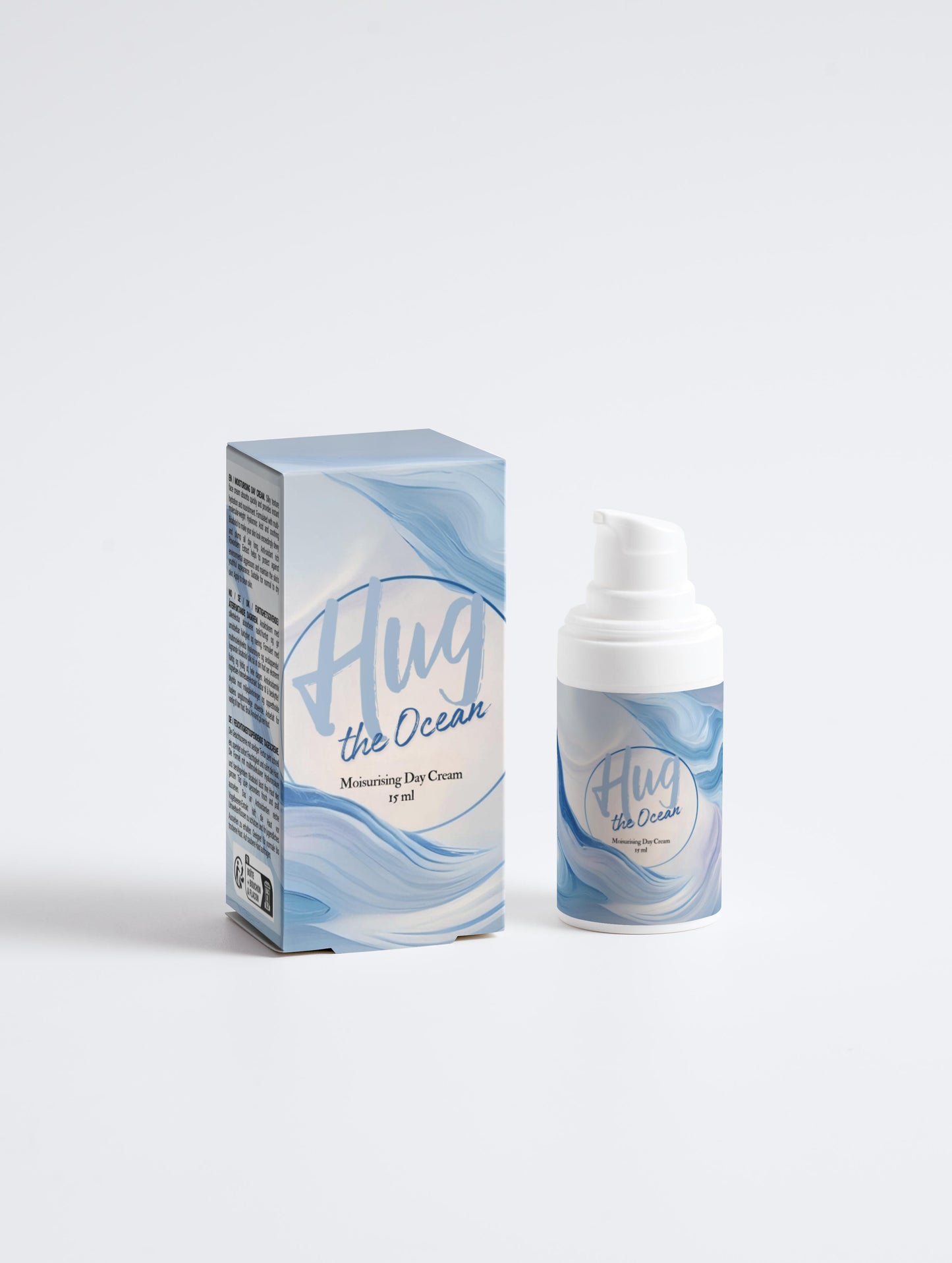 Moisturizing Day Cream -Clean Skincare - Vegan - Ecologically Certified - Hug the Ocean - Nordic skincare - Front