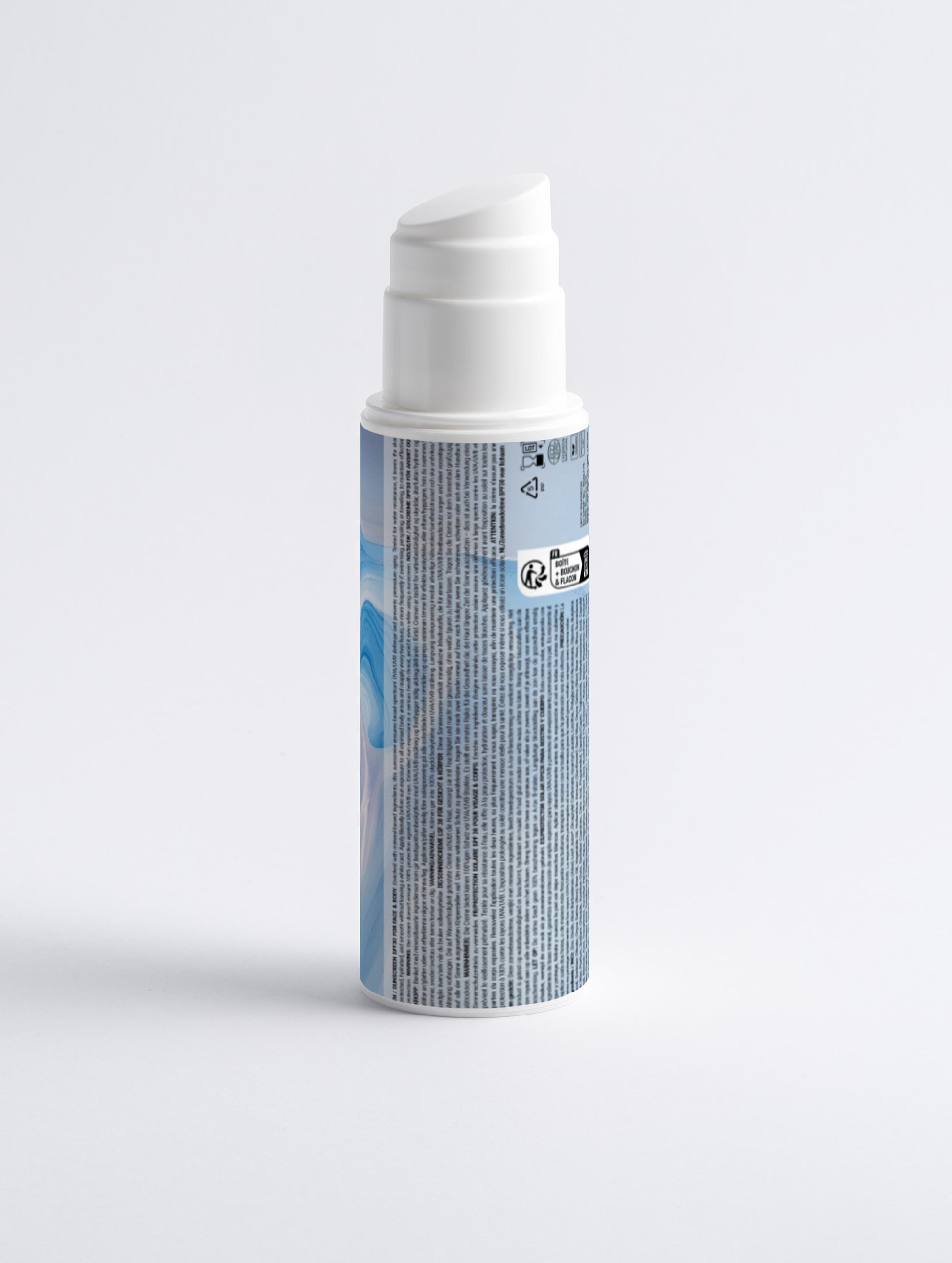 Mineral Sunscreen SPF30 for Face & Body, no tint - Clean Skincare - Vegan - Ecologically Certified - Hug the Ocean - Nordic skincare - Back