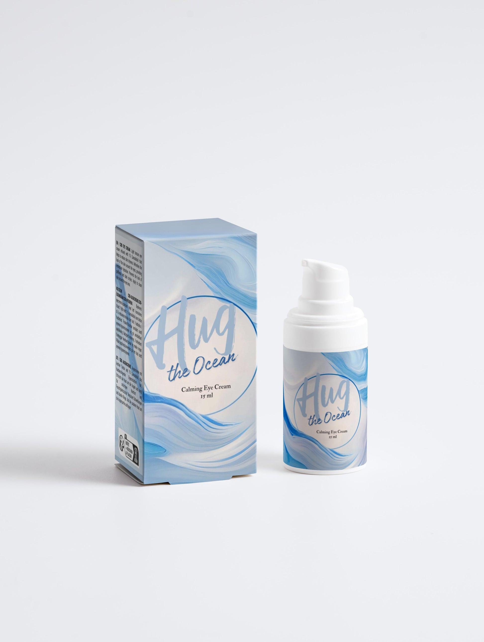 Calming Eye Cream - Clean Skincare - Vegan - Ecologically Certified - Hug the Ocean - Nordic skincare - Front