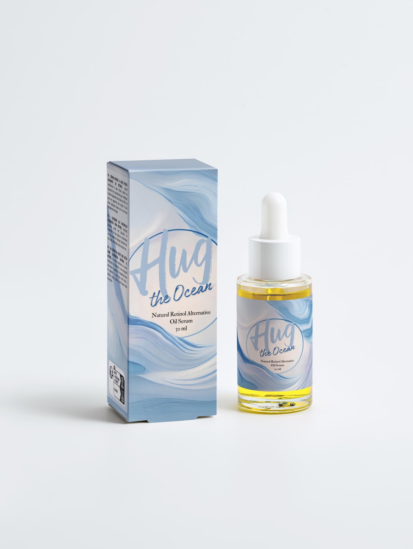 Natural Retinol Alternative Oil Serum -Clean Skincare - Vegan - Ecologically Certified - Hug the Ocean - Nordic skincare - Front