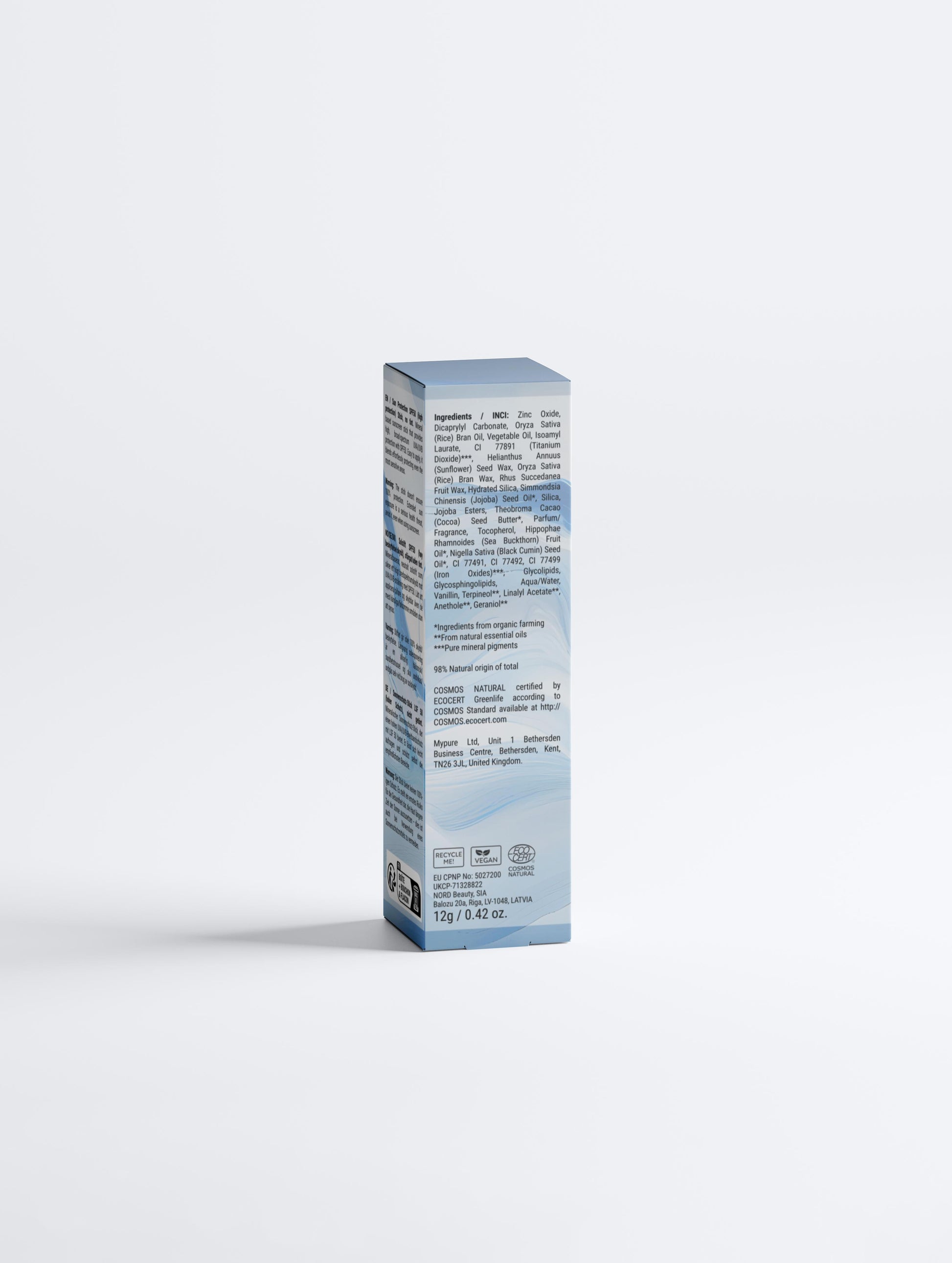 Sun Protection SPF50 Stick, no tint - Back