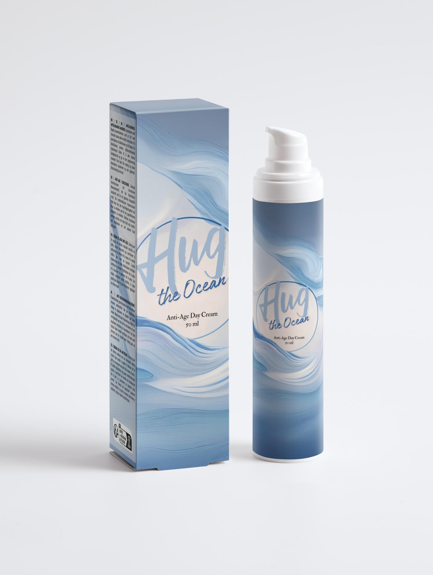 Anti Age Day Cream -Clean Skincare - Vegan - Ecologically Certified - Hug the Ocean - Nordic skincare - Front