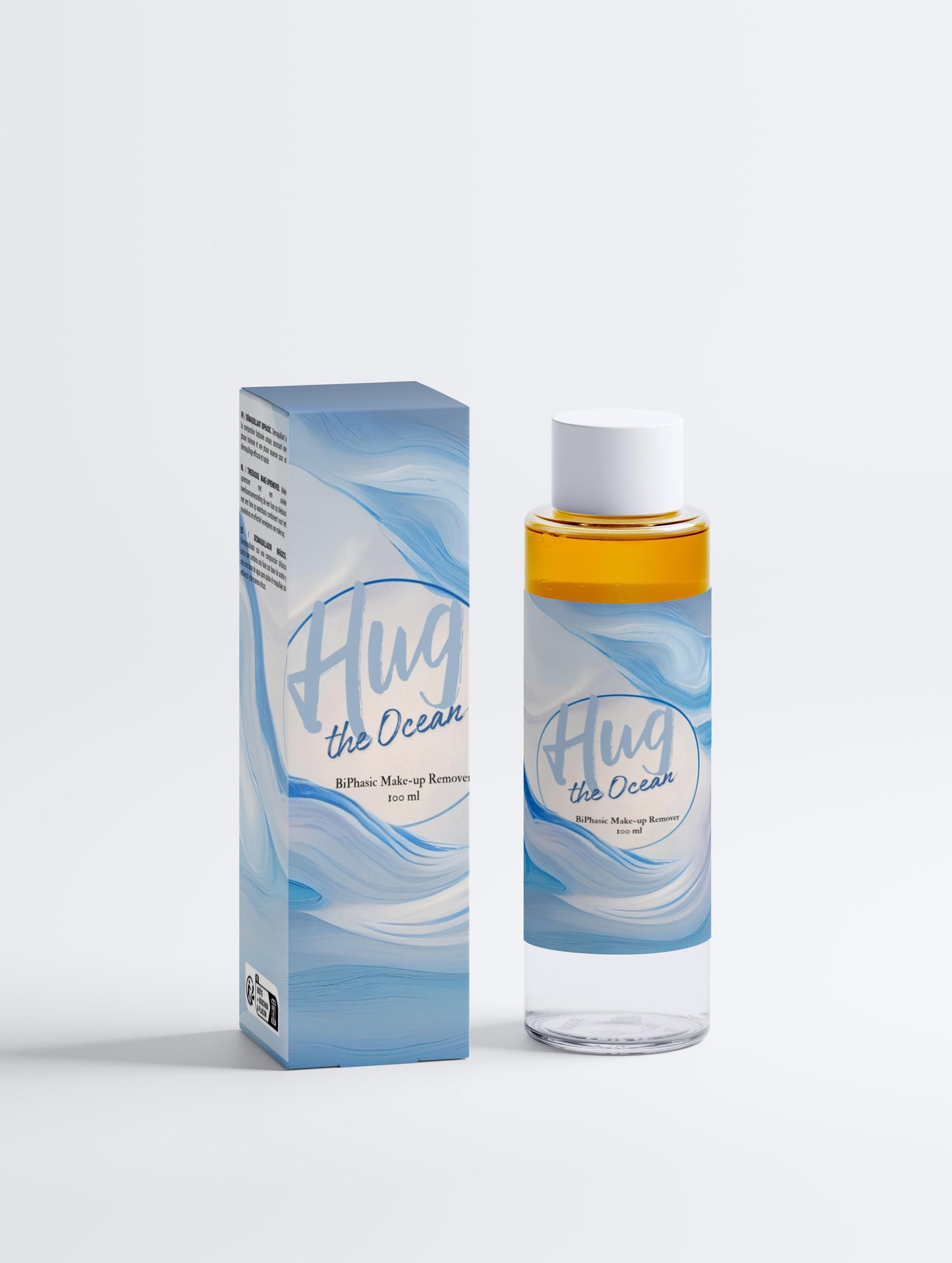 BiPhasic Make-up Remover - Clean Skincare - Vegan - Ecologically Certified - Hug the Ocean - Nordic skincare - Front