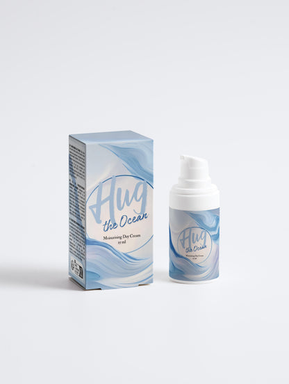 Moisturizing Day Cream -Clean Skincare - Vegan - Ecologically Certified - Hug the Ocean - Nordic skincare - Front